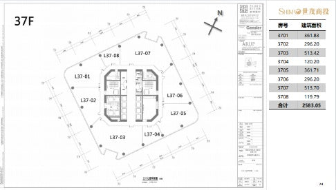 Qianhai Shimao Tower - Units 3701, 3707, 3708
