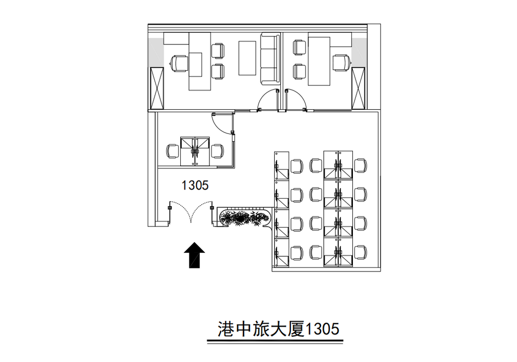 China Travel Service Building 🎀 1305｜Enjoy Lush Greenery Views Exclusively・Citizen Center's Dazzling Lights